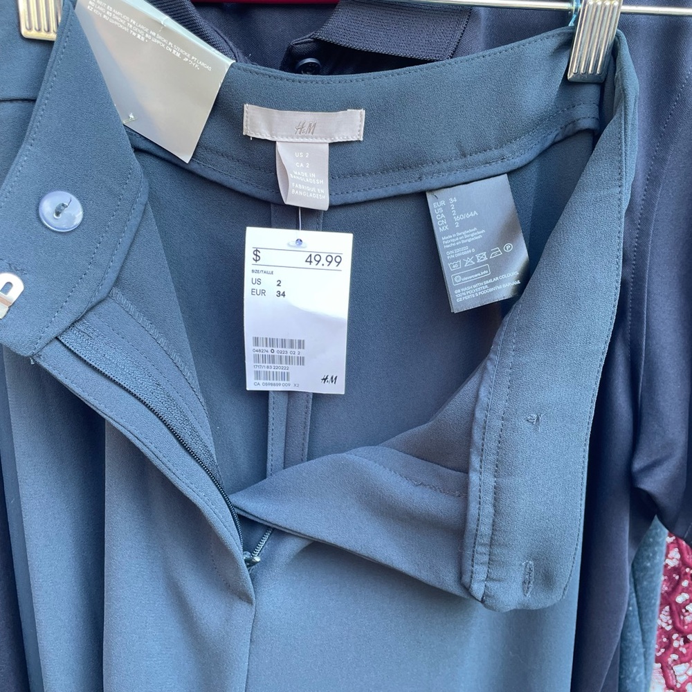 H&M blue Wide Leg Pants